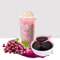 Natuurlijk rode druivensap Halal gearomatiseerd gekleurd fruitsiroopconcentraat in fles met aangepaste Brix