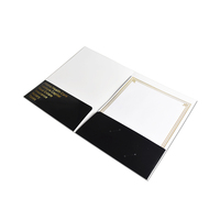 Carpeta de Presentación A4 Personalizada con Dos Bolsillos, Laminación Mate/Brillante, Diseño de Logotipo Personalizado para Reuniones de Alta Dirección, Documentos Importantes