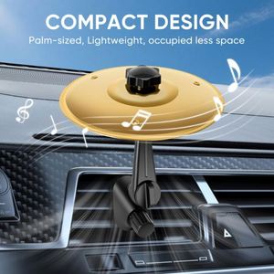 Cymbales de voiture à clipser sur grille d'aération, mini-cymbales pour les passionnés de musique, rendent la conduite plus amusante, compatibles avec tous types de véhicules, installation facile - Product Image 4