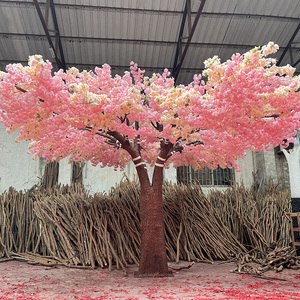Nouveaux produits, grand arbre artificiel de 3 m de <span class=keywords><strong>hauteur</strong></span> et 5,5 m de largeur, <span class=keywords><strong>cerisier</strong></span> en fleurs, arbre à fleurs <span class=keywords><strong>japonais</strong></span> complet pour l'aménagement paysager décoratif - Product Image 3