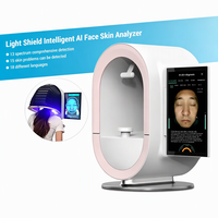 Analyseur de peau IA multi-spectrale, détecteur de l'état de la peau pour la gestion de la beauté, analyseur de peau facial IA 4K