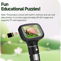 Microscopio digital LCD de bolsillo de 2,4 pulgadas para reparación móvil Microscopio portátil 1080P para niños estudiantes