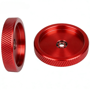 CNC Machined Aluminum Timing <b>Pulley</b> with Pre-Installed Bearings for Automated Conveyors - Product Image 3