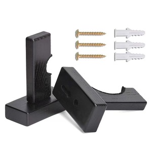 <b>Wall</b> <b>Mounted</b> Baseball Bat Storage Rack Black 2 Tier Durable Multipurpose Display <b>Shelf</b> For Home Garage - Product Image 3