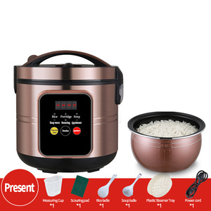Home Rice <b>Cooker</b> 5L Electric Stainless Steel Cylinder Multi Functional With Reservation Function <b>Smart</b> Not Supported - Product Image 2
