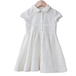 simple white frock design