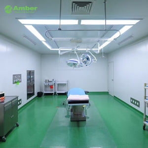 Sınıf 100 hava temizlik seviyesi sağlayan ameliyathane için tavana monte Laminar akış davlumbaz sistemi - Product Image 2