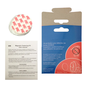 Support magnétique adhésif pour <span class=keywords><strong>détecteur</strong></span> <span class=keywords><strong>de</strong></span> <span class=keywords><strong>fumée</strong></span> - Product Image 2