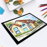 Vente directe d'usine, planche lumineuse à dessin LED A3, boîte à lumière en acrylique, tablette lumineuse, planche à dessin, planche d'écriture translucide