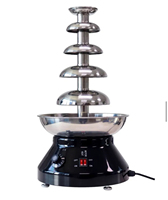 Fontaine à chocolat polyvalente en acier inoxydable, facile à nettoyer, pour chocolat, fromage, sauce BBQ et sauce ranch