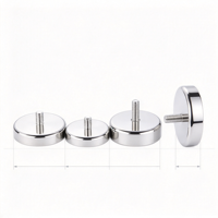 Pied de nivellement métallique ZHONGDA WA-08 en acier inoxydable, rond, réglable par vis, pour base de machine