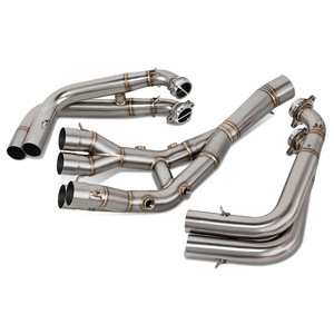 Tubo de <span class=keywords><strong>escape</strong></span> deslizable para BMW S1000RR 2019-2024 S1000R 2021-2024, tubo de conexión delantero de acero inoxidable para modificación de <span class=keywords><strong>escape</strong></span> de motocicleta, línea de interfaz de 60 mm - Product Image 2