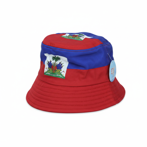 Chapeau de pêcheur haïtien 6\" en toile de soie, casquette de sport imprimée pour la pêche, les sorties décontractées, le ski, portable, emballé en plusieurs formats, 144 pièces/boîte - Product Image 4