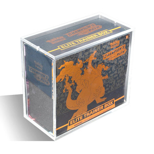 Magnetic ETB Pokemon Elite Trainer Box Acrylic Booster Box Display Protector Case