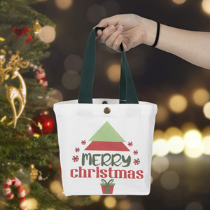 <span class=keywords><strong>TOP</strong></span> Design cadeau de noël petit sac fourre-tout <span class=keywords><strong>en</strong></span> coton sacs <span class=keywords><strong>en</strong></span> tissu de toile d'épicerie réutilisables pour bricolage publicité cadeau de Promotion - Product Image 5