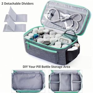Mini Medicine Carry-on Insulated <b>Bag</b> Travel First Aid Kits Box Portable <b>Medical</b> <b>Bag</b> - Product Image 2