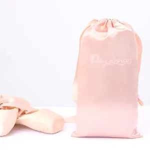 定制标志高品质环保材料抽绳棉芭蕾舞鞋女童包