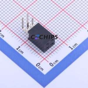 PM254R-12-04-H85 Pin Socket Through hole Component (THT),P=2.54mm Connector 2x2P 2.54mm 2.54mm Square Hole - Product Image 1