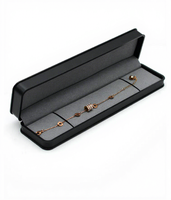 Emballage personnalisé de luxe en carton avec pelliculage mat pour bagues, pendentifs, boucles d'oreilles, bracelets, chaînes, colliers