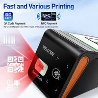 Caisse enregistreuse mobile Android à écran tactile intelligent de 8 pouces, personnalisée, pour paiement, vente au détail, station-service, système POS à vendre