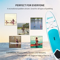 Planche de surf gonflable personnalisable avec logo, planche à pagaie gonflable, planche de stand-up paddle double couche colorée en Drop Stitch, planche de SUP