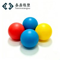 Balle en caoutchouc d'étanchéité bleue, résistante à l'usure et à haute résilience pour équipement mécanique, tailles personnalisées disponibles, marque Taisin, Hebei