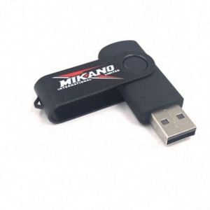 Promotional Eco-Friendly Swivel USB Flash Drive with Custom Logo Metal & Rubber Material Expand <b>Memory</b> Function - Product Image 5