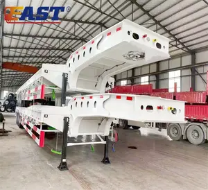 3 Axle Lowbed Semi Trailer EAST 3 Axle Low Bed Semi Trailer Drop Deck Semi Trailer Low Bed Trailers 3 Axles Lowbed Semi