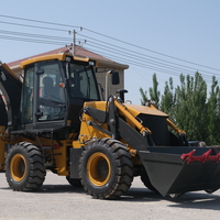 Promotion Mini-chargeuse-pelleteuse compacte 2 tonnes, légère, sur roues, Caterpillar 55KW, pour aménagement paysager de vergers, Japon, prix usine bas