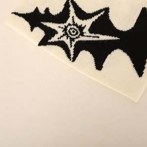 Gorro de Invierno de Punto Acrílico Unisex de Alta Calidad Personalizado al por Mayor, Etiqueta Tejida Teñida, Gorro de Esquí Blanco - Product Image 5