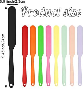 100% Food Grade Eco-Friendly <b>Silicone</b> Jar Spatula Multifunctional Dishwasher Safe Non-Stick Mixing Butter <b>Baking</b> Home Kitchen - Product Image 2