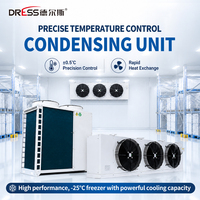 Unité de réfrigération pour chambre froide, condenseur refroidi par air, chambre froide modulaire, climatiseur split, compresseur à gaz personnalisable