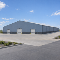 Conception de système de bâtiment métallique préfabriqué pour entrepôt, centre de distribution et atelier à structure en acier isolée
