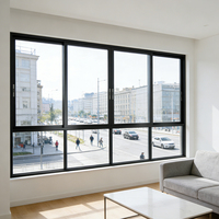Ventana Corredera de Aluminio y Vidrio Templado, Económica, Resistente al Viento, a la Lluvia y al Polvo, Fácil de Instalar, para Habitación Infantil