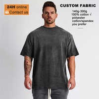 T-shirts de luxe impression personnalisée 100% coton blanc goutte épaule T-shirts impression sur demande t-shirt surdimensionné pour hommes
