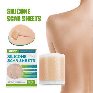 Tecnologia Avançada Silicone Scar Sheets Customizável Tamanho Melhora Cura Clareia Cicatrizes Feitas com Extratos Vegetais Naturais - Product Image 2