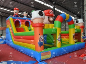 0,55mm Pvc Mobile Playground <span class=keywords><strong>Parque</strong></span> de Atracciones inflable para fiesta al aire libre - Product Image 2