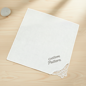 <span class=keywords><strong>Pañuelos</strong></span> <span class=keywords><strong>de</strong></span> Encaje <span class=keywords><strong>Bordados</strong></span> con Flores, Listos para Enviar, 100% Algodón, para Novias, Venta al por Mayor - Product Image 3