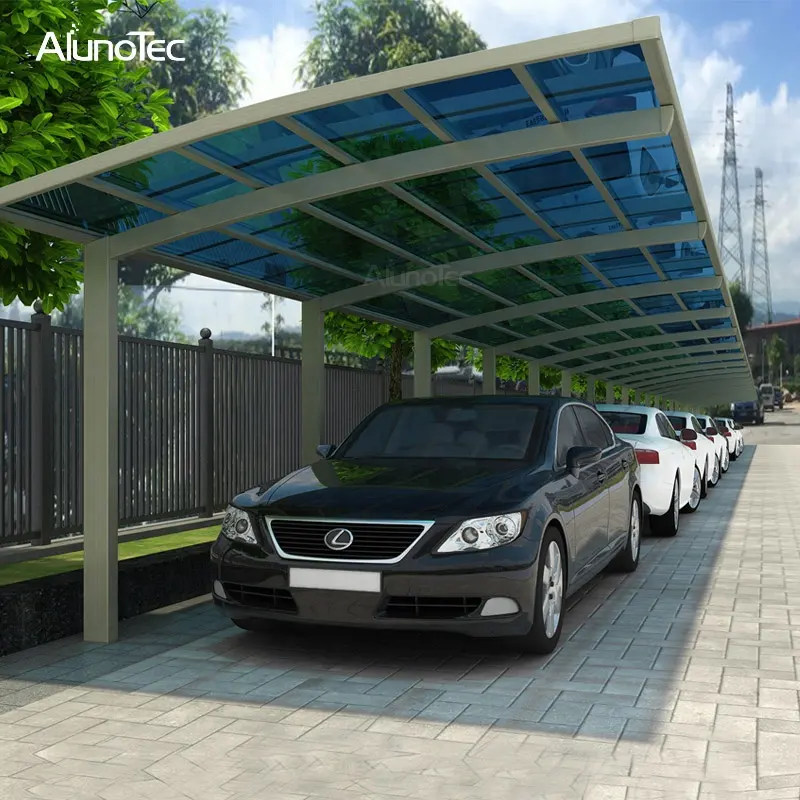 Abri de voiture en métal de haute qualité, nouveau Design moderne, Garage, jardin, tente d'auto extérieure