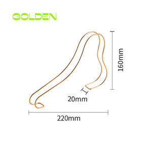 Présentoir de chaussures à talons hauts en acier inoxydable titane doré, support de chaussure élastique en métal or rose pour boutique exclusive - Product Image 2