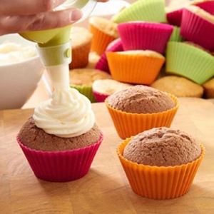 Cake Molds Basics Reusable <b>Silicone</b> Baking Cups Muffin Liners Cake <b>Tools</b> BPA Free Silicon Mold - Product Image 6