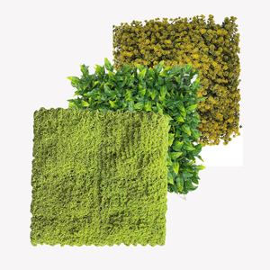 Haie de buis intérieure/extérieure durable et écologique <span class=keywords><strong>Plante</strong></span> <span class=keywords><strong>artificielle</strong></span> murale pour jardin et décoration intérieure avec fleurs pour aménagement paysager - Product Image 1