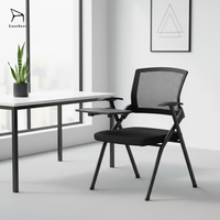 Chaise de bureau multifonctionnelle EaseNeat, chaise ergonomique avec accoudoirs, dossier pliable pour bureau et salle d'étude