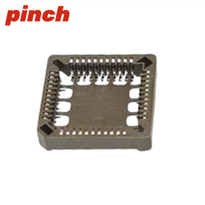 Connecteur Plcc 32P 44P 68P 84P à emplacement traversant, boîtier plastique, réceptacle pour puce IC, connecteur à quatre côtés - Product Image 2