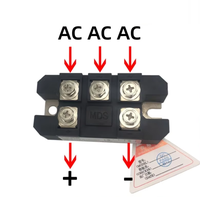 Pont redresseur triphasé MDS150A1600V MDS200 MDS100 AC 380V vers DC