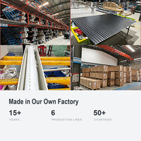 Porte à enroulement en alliage d'aluminium antivol, sur mesure, pour atelier, entrepôt, centre commercial, projets en gros