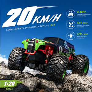 Camioneta Monstruo RC 2.4G 1:20 en Oferta, Juguete <span class=keywords><strong>de</strong></span> Control Remoto 4x4, Camionetas Monstruo RC - Product Image 4