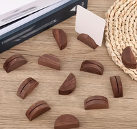 Supports de numéros de table rectangulaires en bois rustiques et simples, personnalisés, 24 pièces, pour cartes de nom de mariage, cartes de table, cartes de présentation, pour boutiques et fêtes
