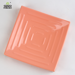 Bacia retangular <span class=keywords><strong>pet</strong></span> com design padrão loop, alimentador anti-derrapante gato para tigelas gato - Product Image 1