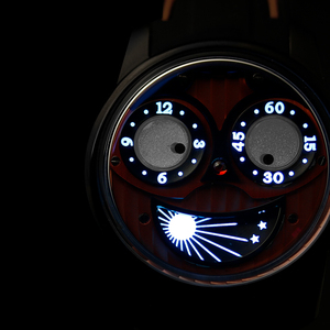 Montre de luxe pour homme, design unique, mécanique, lune et étoiles, mouvement automatique nh35A, cadrans Joker modifiés, bracelet en silicone noir, SM1036 - Product Image 3